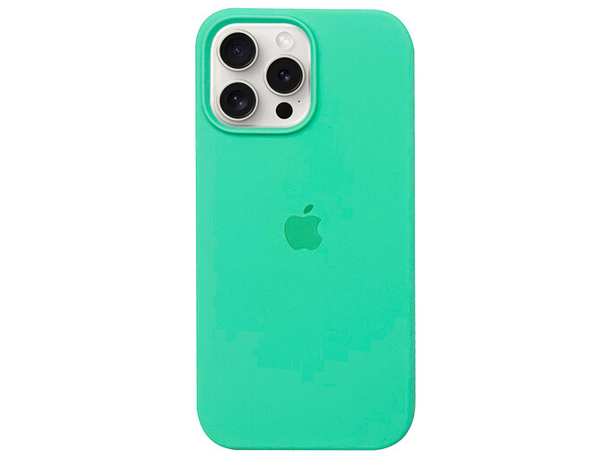 Case soft touch низ iP 16 Pro Max (50) spearmint