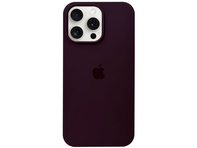 Case soft touch низ iP 15 Pro (67) plum