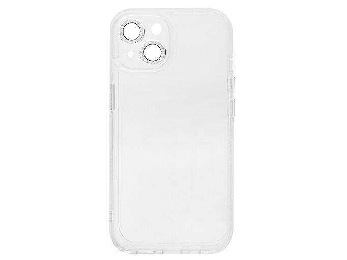 Shadow Gloss Diamond Camera shine board iPhone 15 silver