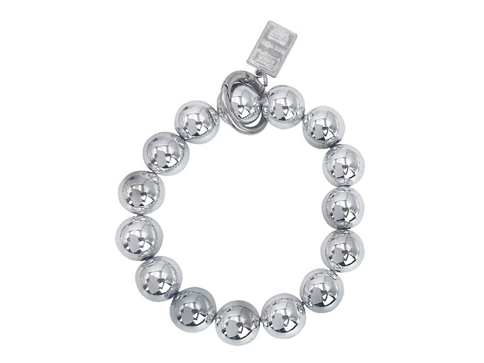 Накладка Waves Luxury 3D silver heart iPhone 16 Pro Max + ремінець на руку silver