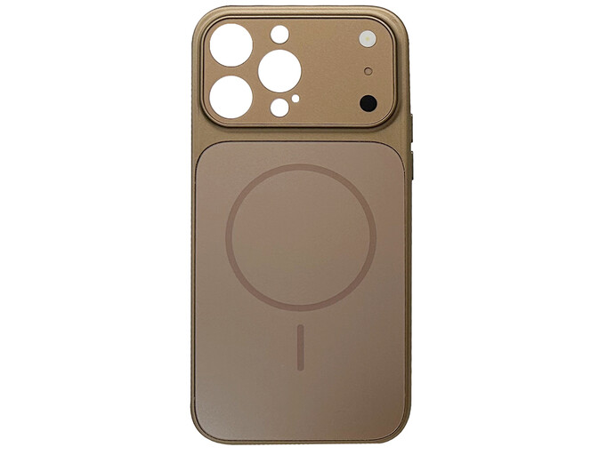 Накладка AG Nano Mate MagSafe iPhone 14 Pro Max bronze