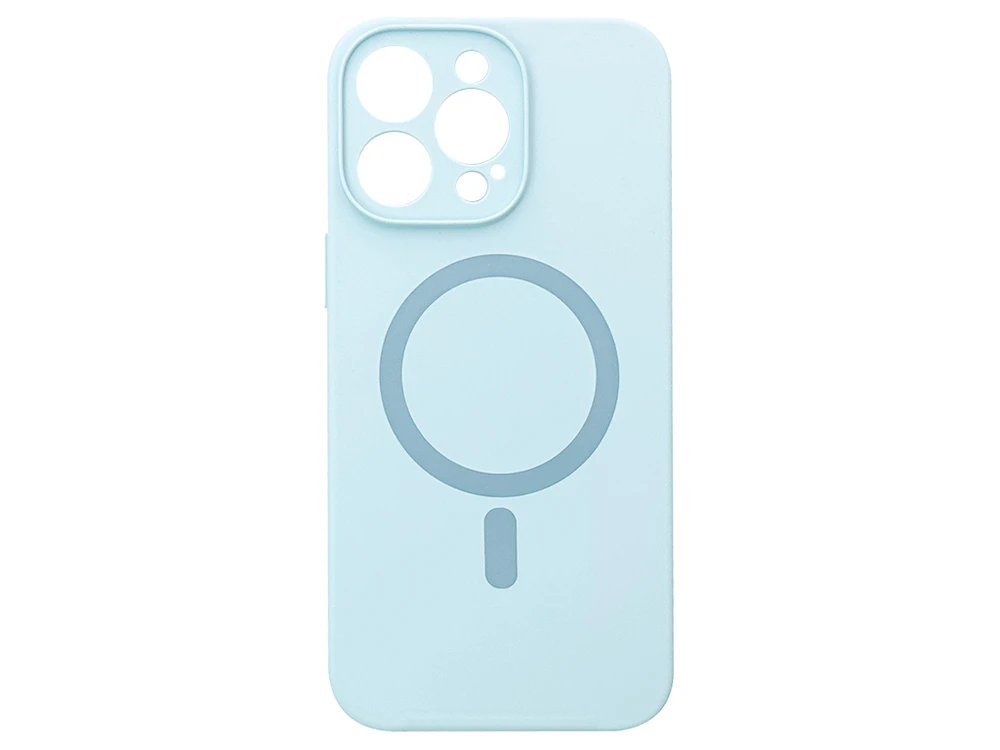 Case soft touch "NO LOGO" MagSafe Camera iP 15 Pro Max (05) lilac