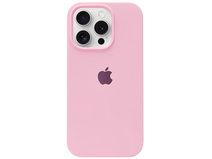 Case soft touch низ iP 16 Pro Max (06) light pink