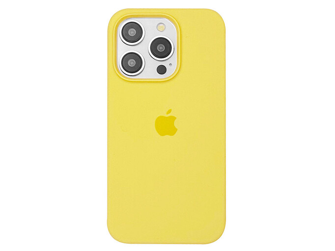 Case soft touch низ iP 15 Pro (32/37) limonade