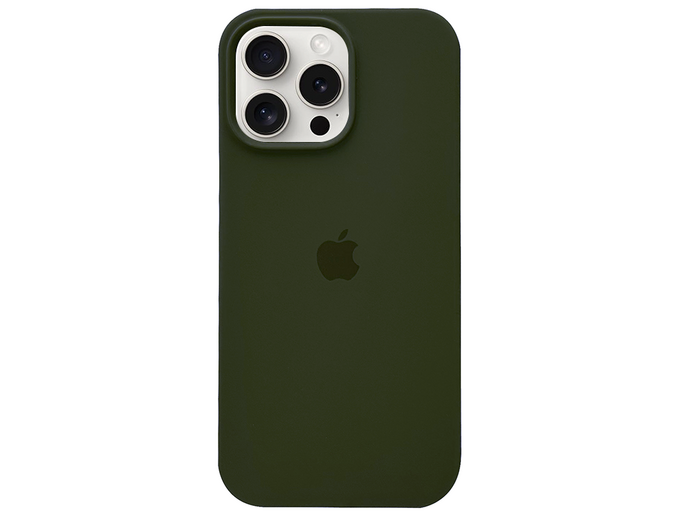 Case soft touch низ iP 16 Pro (48) olive