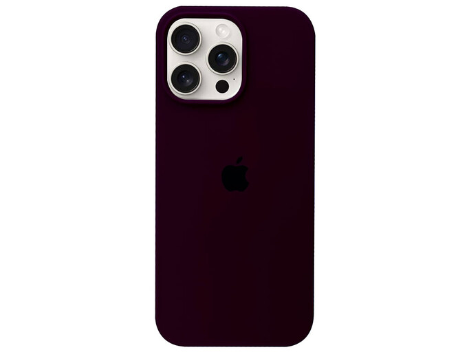 Case soft touch низ iP 16 Pro (52) marsala