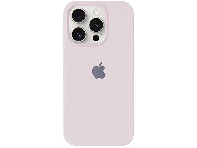 Case soft touch низ iP 15 Pro (89) chalk pink