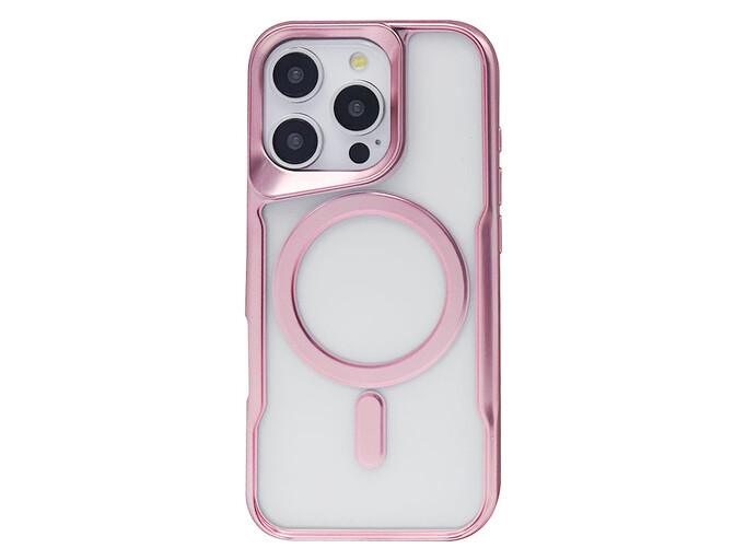 Силікон Cosmic CD Fashion Magsafe iPhone 16 Pro pink