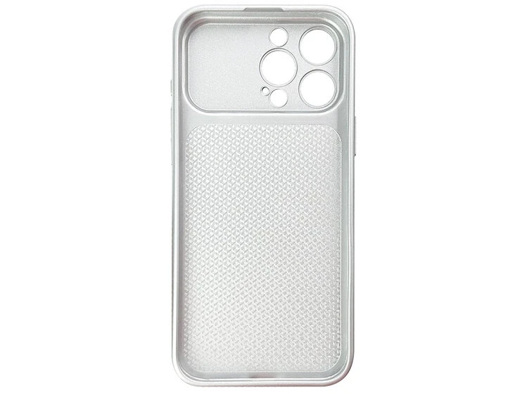 Накладка Leopard Look iPhone 16 Pro Max silver