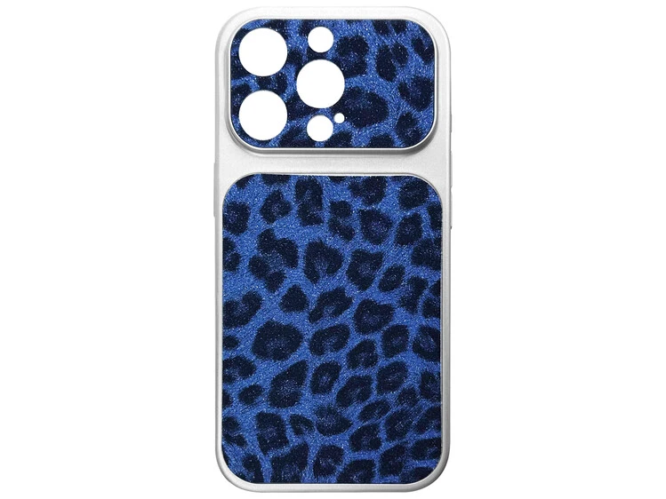 Накладка Leopard Look iPhone 16 Pro blue