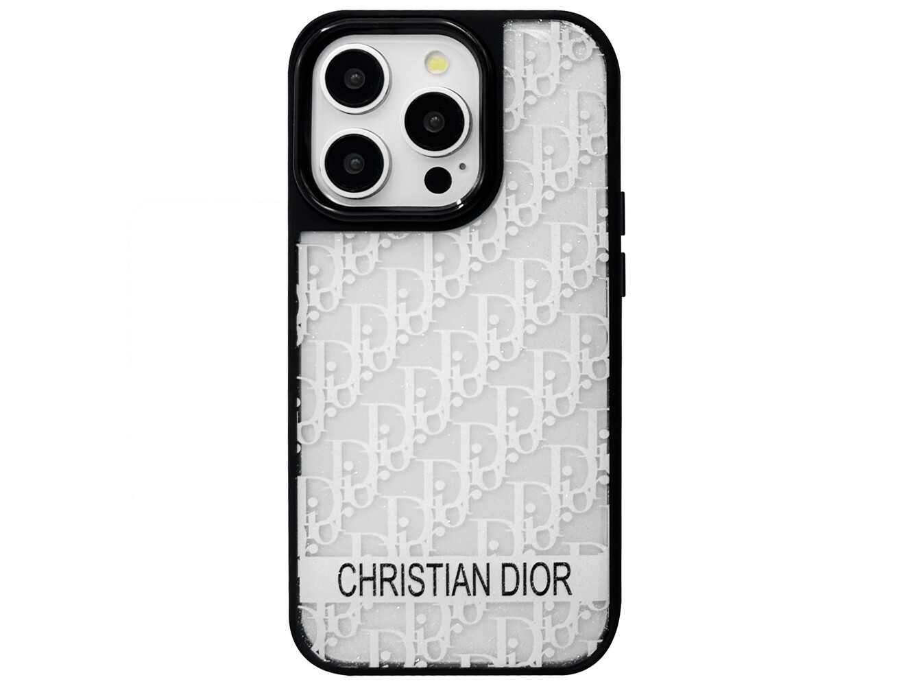 Чохол Luxury Logo Dior Collection Iphone 14 Pro silver