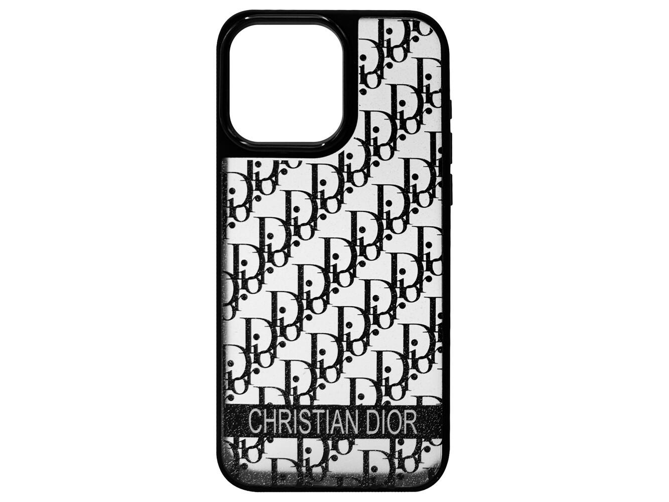 Чохол Luxury Logo Dior Collection iPhone 15 Pro Max black