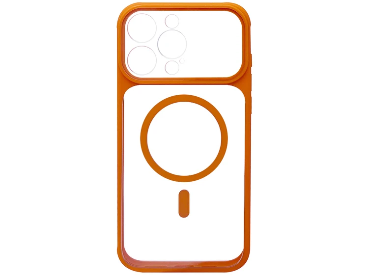 Shadow Gloss Camera Protection MagSafe iPhone 16 Pro Max orange