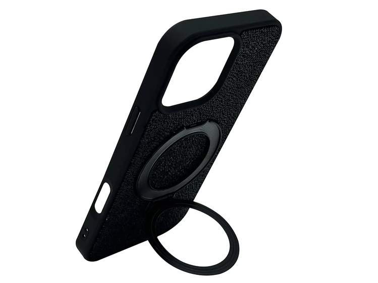 Swarovski Grainy Diamonds MagSafe + Ring iPhone 16 Pro Max black