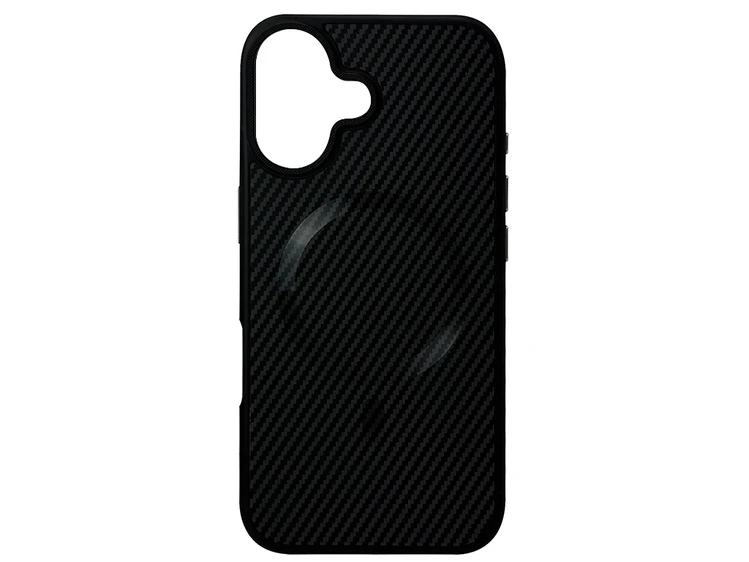 Накладка Carbon Pattern MagSafe iPhone 16 black
