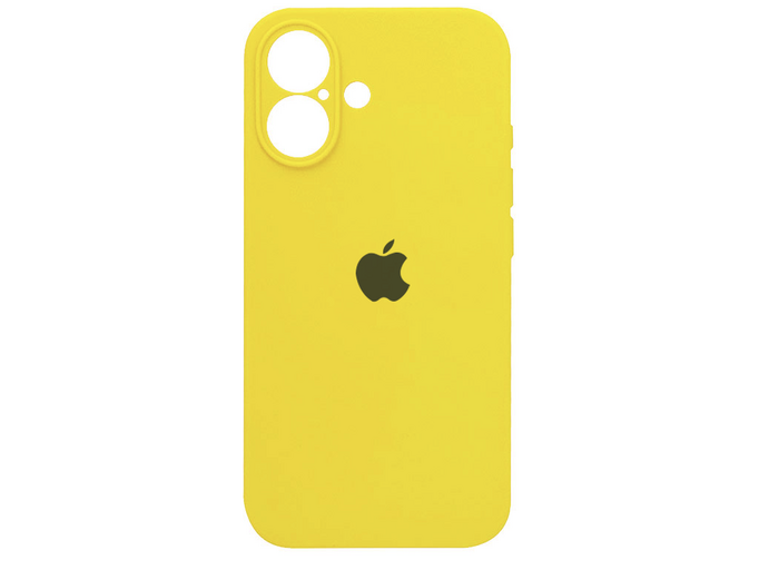 Case soft touch Camera iP 16+ (04) yellow