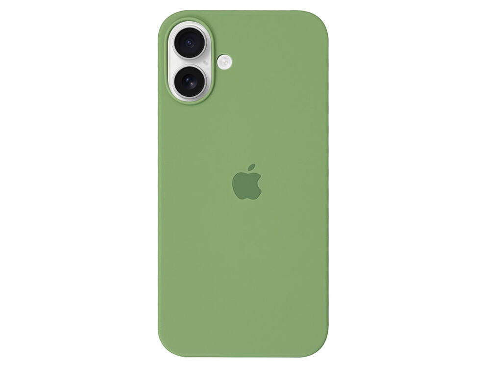 Case soft touch низ iP 16+ (01) green
