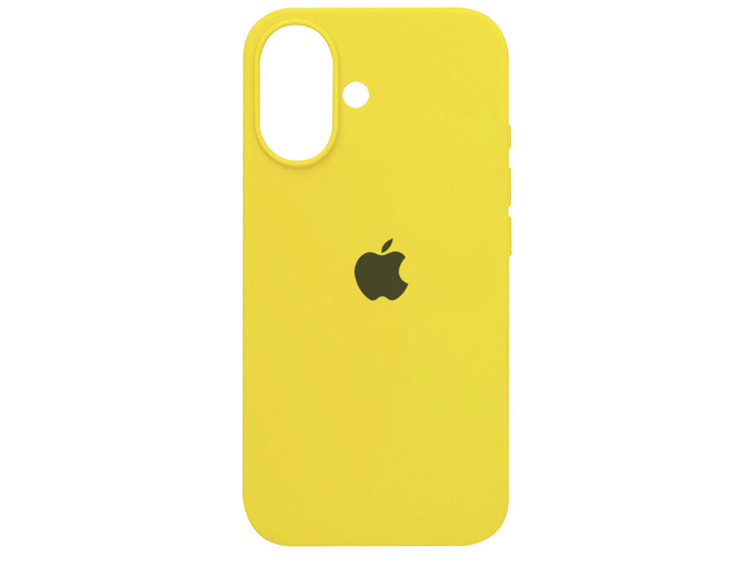 Case soft touch низ iP 16 (04) yellow