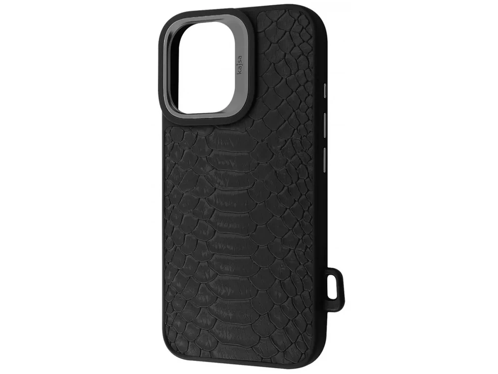 Kajsa Snake Pattern MagSafe iPhone 16 black