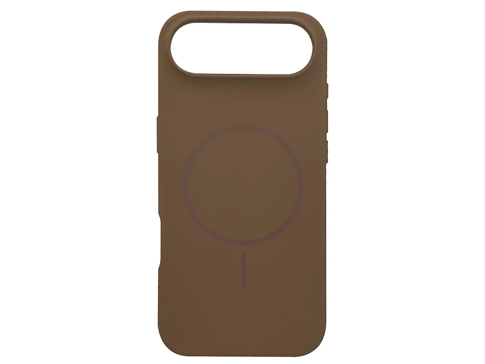 Case soft touch &quot;NO LOGO&quot; MagSafe низ iP 17 Air (99) milk chocolate