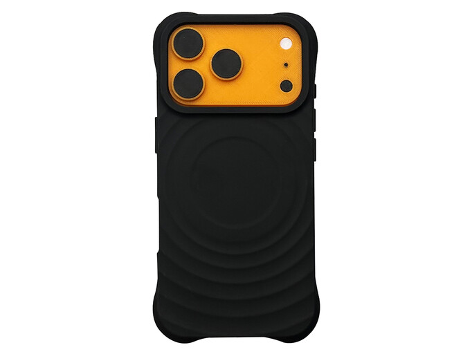Накладка Silicone 3D Radius Matt Case iPhone 17 Pro black