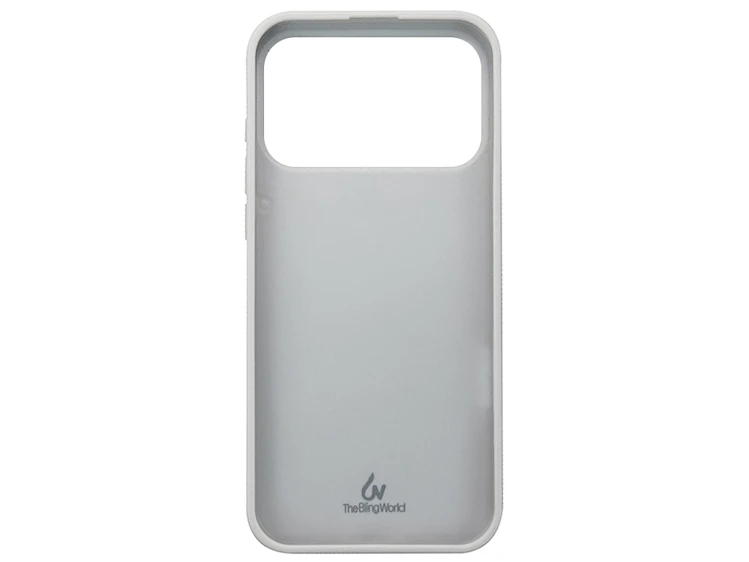 Накладка Bling World Rock MagSafe  iPhone 17 Pro Max silver