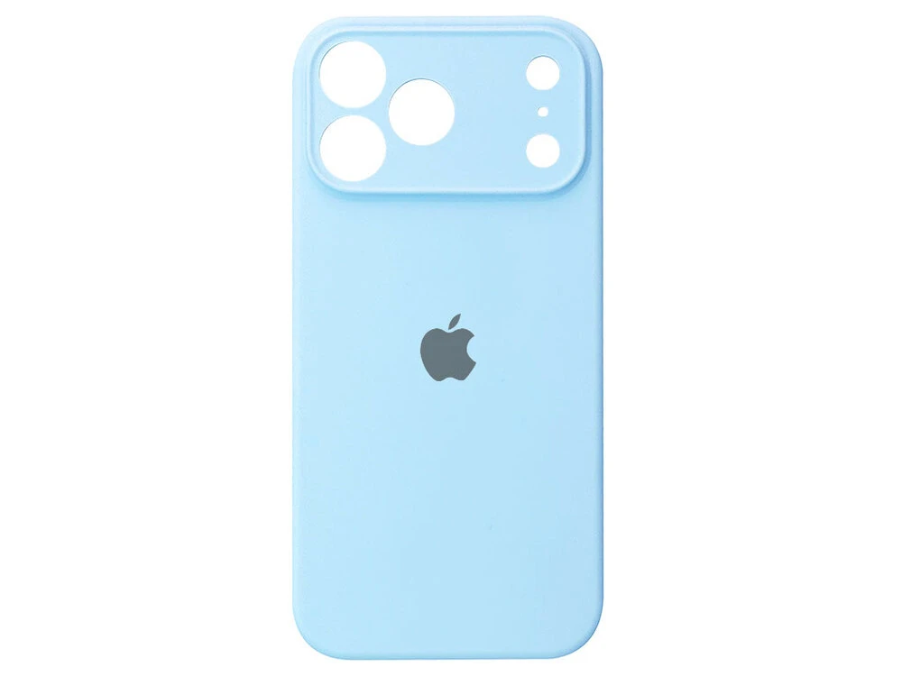 Case soft touch Camera iP 17 Pro (43) sky blue