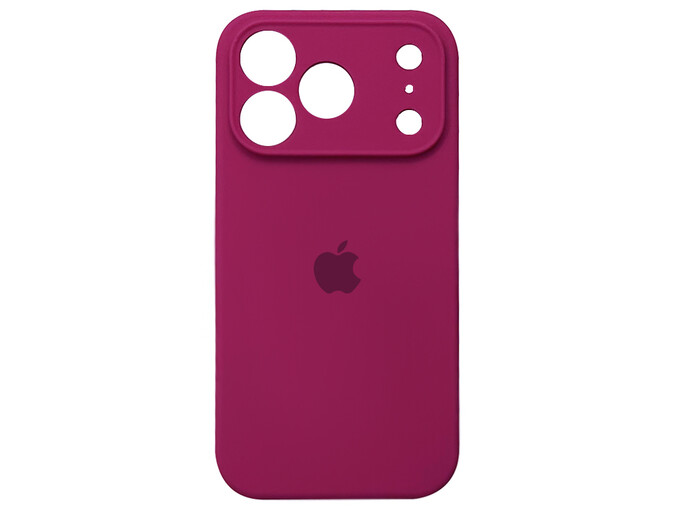 Case soft touch Camera iP 17 Pro (36) rose red