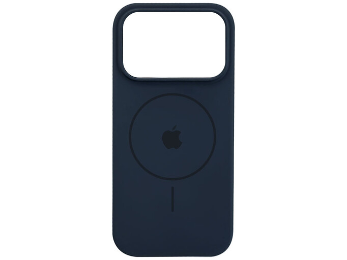 Case soft touch MagSafe низ iPhone 17 Pro Max (08) midnight blue