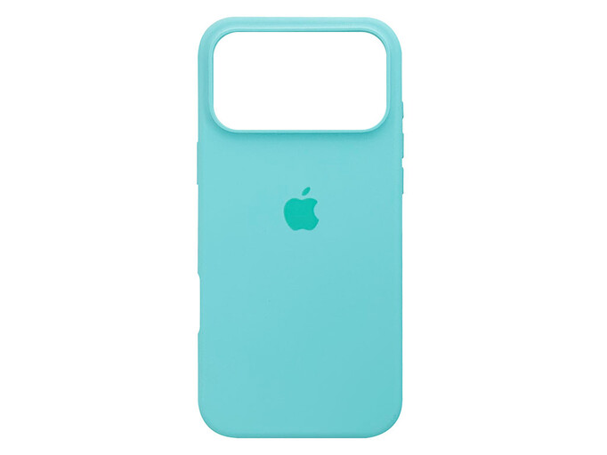 Case soft touch низ iP 17 Pro Max (100) light turquoise