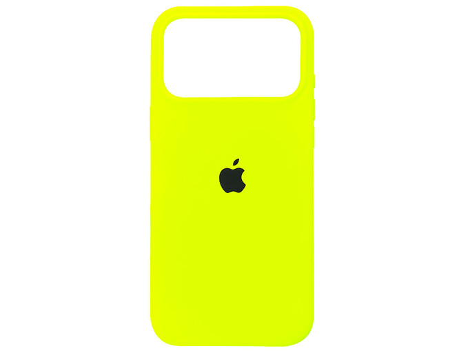 Case soft touch низ iP 17 Pro Max (105) neon yellow