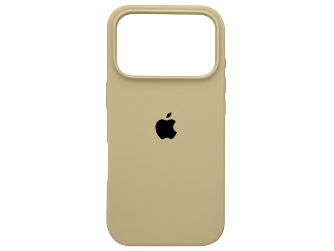Case soft touch низ iP 17 Pro (28) dark yellow