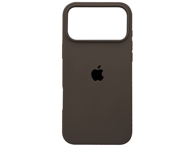 Case soft touch низ iP 17 Pro Max (28) dark yellow