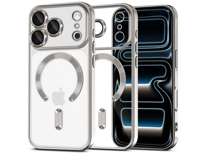 Силікон Cosmic camera CD Magsafe iPhone 17 Pro silver