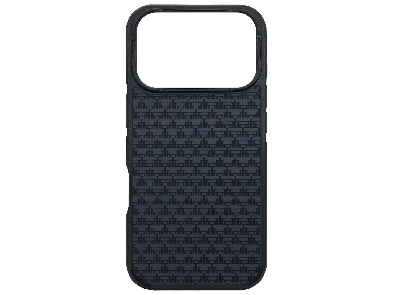 Накладка Luxury Carbon Fiber Pattern MagSafe iPhone 17 Pro Max blue/black