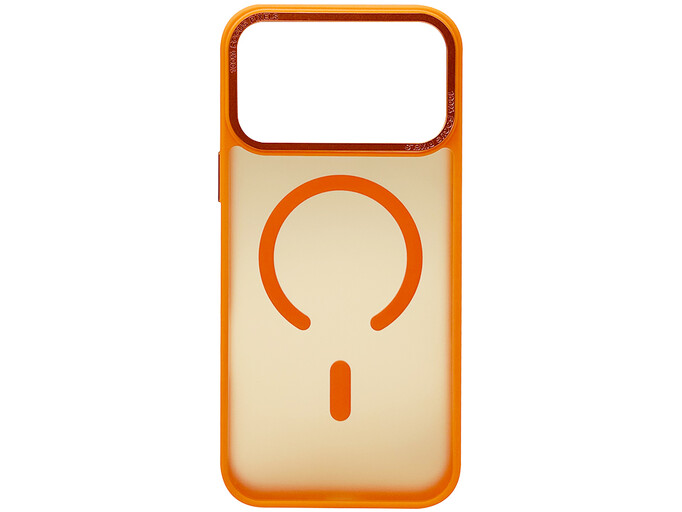 Shadow Matt Metal Buttons MagSafe iPhone 17 Pro orange