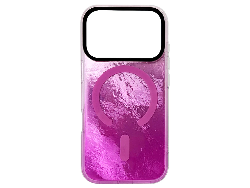 Накладка Shiny Mountain MagSafe iPhone 17 Pro pink