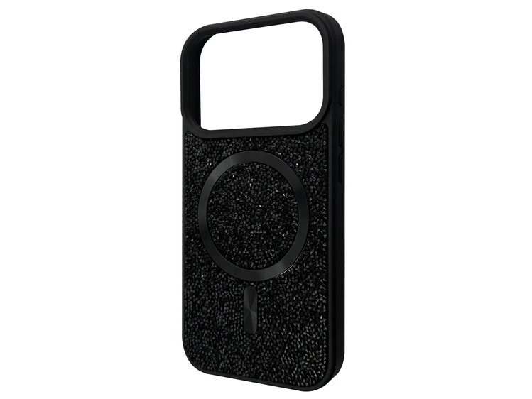 Swarovski Grainy Diamonds MagSafe iPhone 17 Pro Max black
