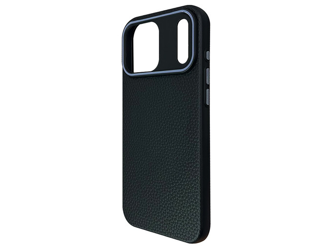 Чохол Syndee Leather MagSafe iPhone 17 Pro Max black/gray