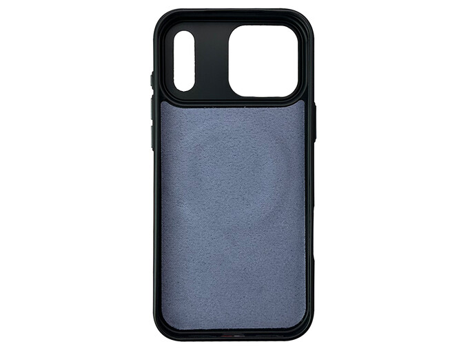 Чохол Syndee Leather MagSafe iPhone 17 Pro Max black/gray