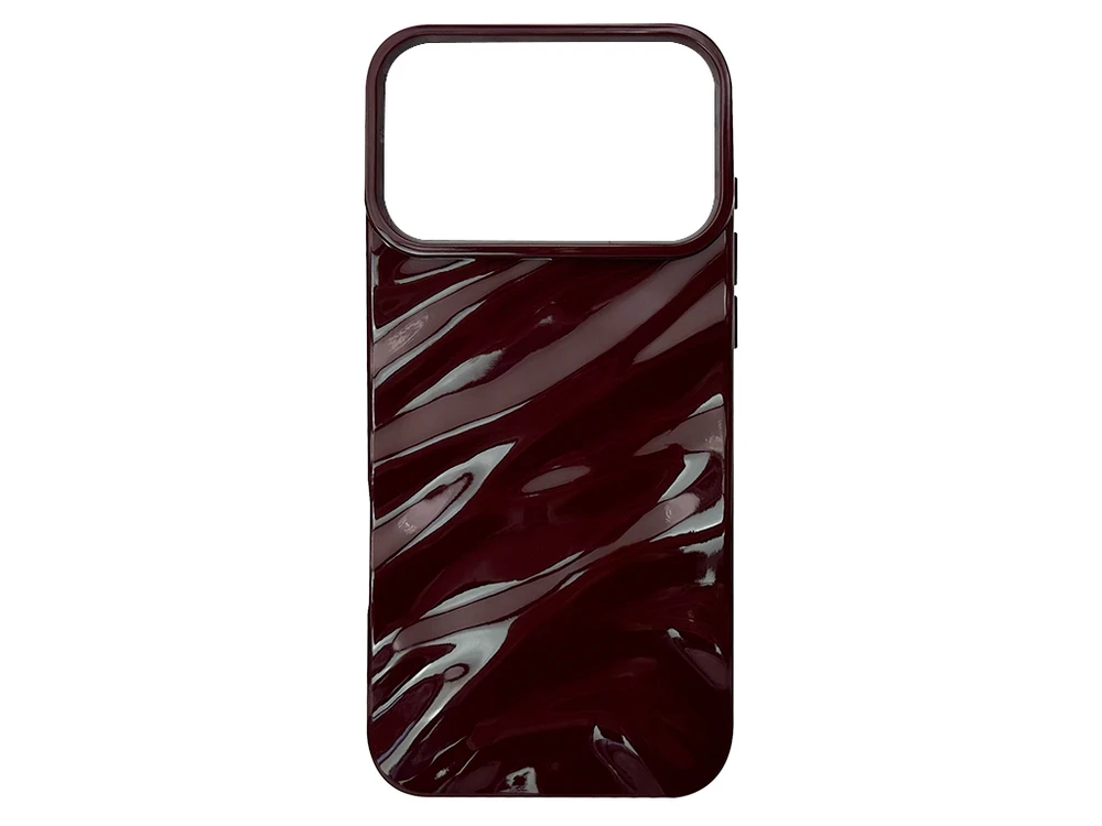 Накладка Waves Gloss iPhone 17 Pro Max burgundy