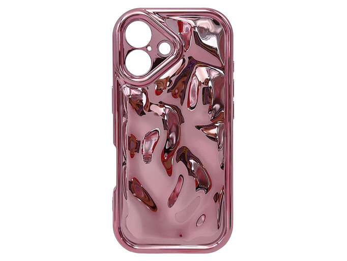 Накладка Crumpled Waves Camera iPhone 17 pink