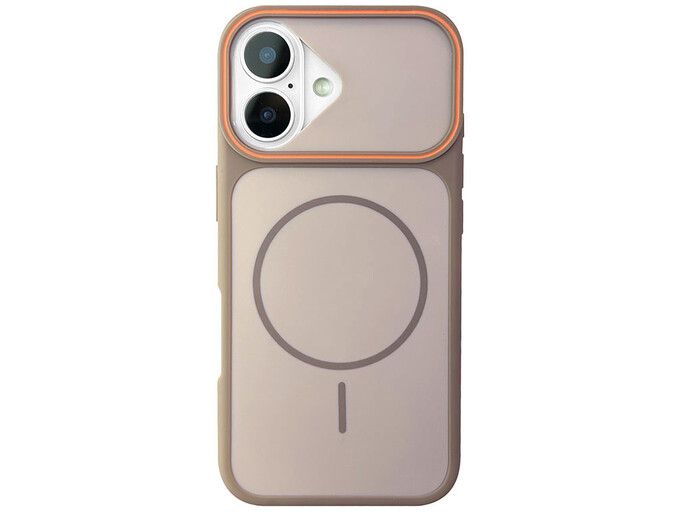 Накладка Matte Sprit Line MagSafe iPhone 17 brown