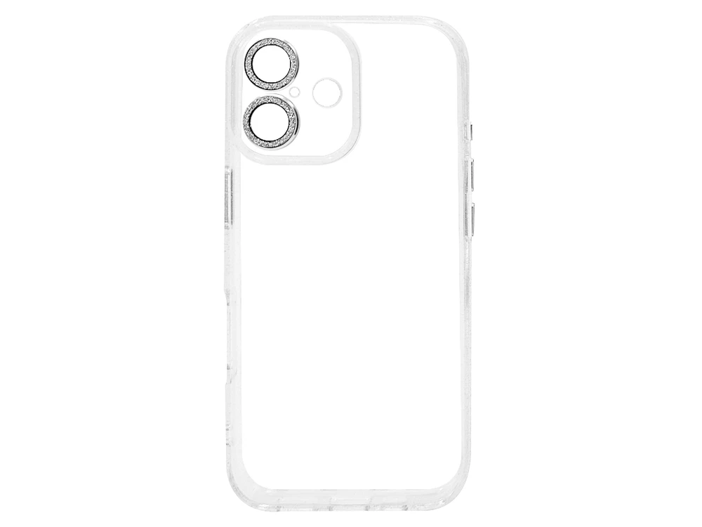 Shadow Gloss Diamond Camera shine board iPhone 17 silver