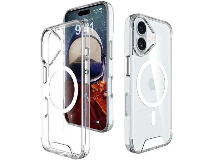 Space Drop Protection MagSafe iPhone 17 clear