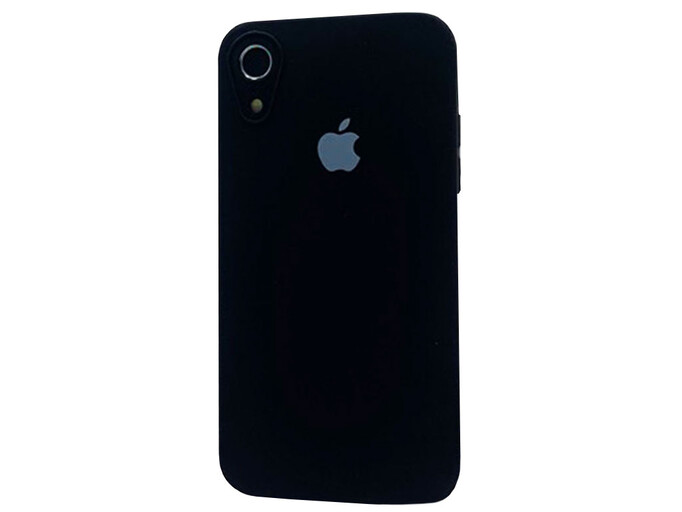 Case soft touch Square Camera iP Xr (18) black