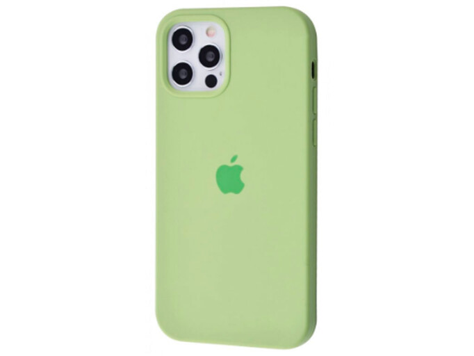 Case soft touch низ iP 12/12 Pro (01) green