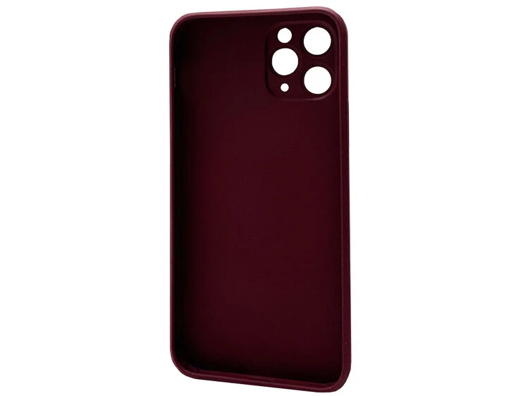 TPU+Glass Watercolor iPhone 11 Pro Max wine