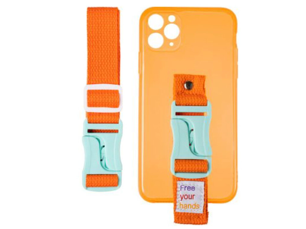 Силікон Handfree iPhone 11 Pro orange