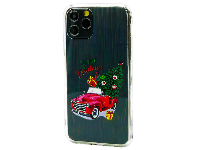 Накладка Hologram iPhone 11 Pro Christmas Car